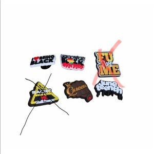 Croc charms assortment of ten